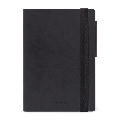AGENDA SMALL DAILY DIARY 16 MONTH  2023/2024  BLACK