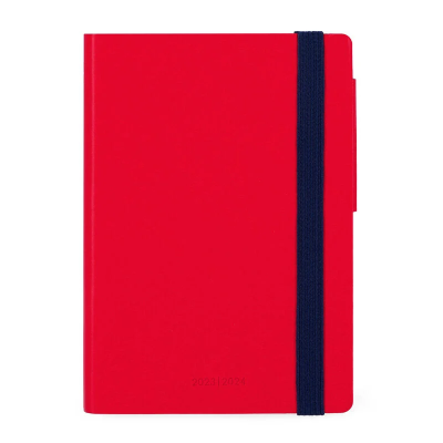 AGENDA SMALL DAILY DIARY 16 MONTH  2023/2024  RED