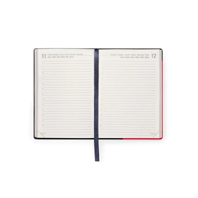 AGENDA SMALL DAILY DIARY 16 MONTH  2023/2024  RED
