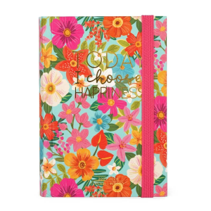 AGENDA SMALL DAILY DIARY 16 MONTH 2024 - FLOWERS