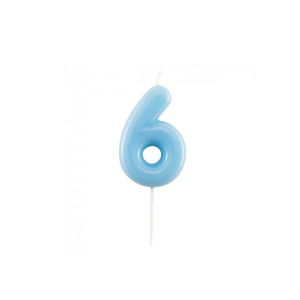 NUMERO CANDELA GLOSSY CELESTE  6