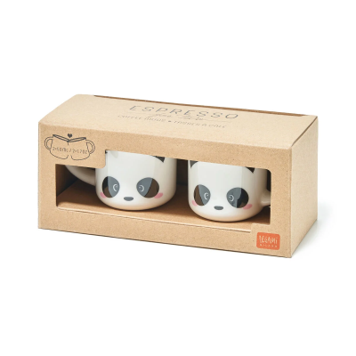 SET 2 TAZZINE DA CAFFE' ''PANDA'' LEGAMI 