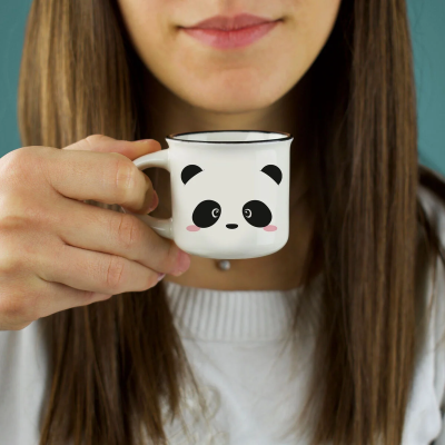 SET 2 TAZZINE DA CAFFE' ''PANDA'' LEGAMI 