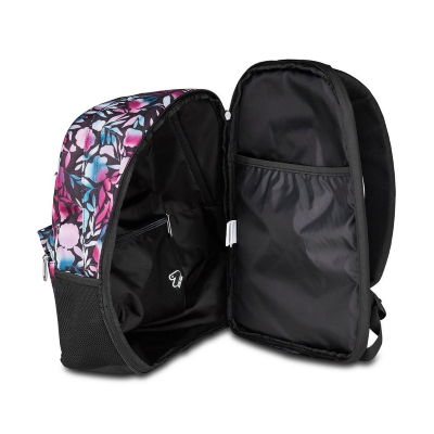 ZAINO REVERSIBLE BACKPACK GRS EARPHONES WIRELESS WATER FLOWERS