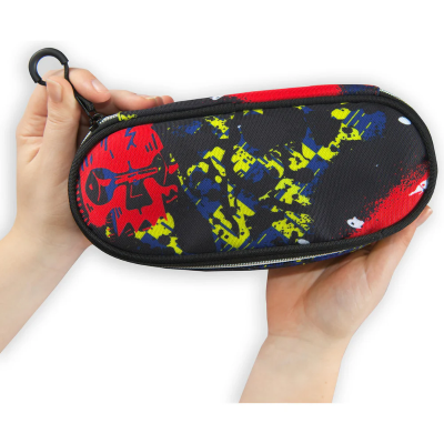ASTUCCIO OVALE ORGANIZZATO COMIX WBS SKULL