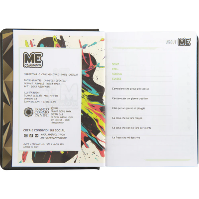 DIARIO AGENDA16 MESI MEDIUM HASHTAG LUXURY ME  