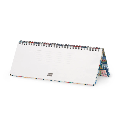 AGENDA DESK PLANNER 27,2X10,2 CM TRAVEL STICKERS 2026 DI LEGAMI