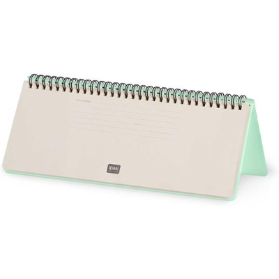 AGENDA DA TAVOLO DESK  PLANNER  12 MONTH 2026 - PASTEL MINT LEGAMI