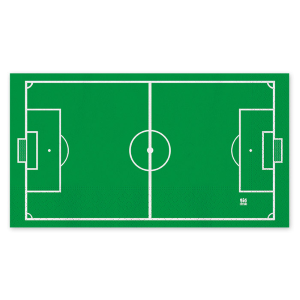 TOVAGLIOLI TEMA FOOTBALL CM 40X33 CF. 16 PZ.