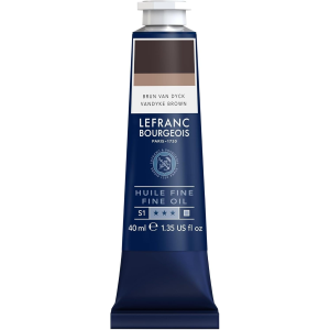 TUBO COLORI A OLIO QUALITA' FINE BRUNO VAN DYCK 40 ML LEFRANC & BOURGEOIS