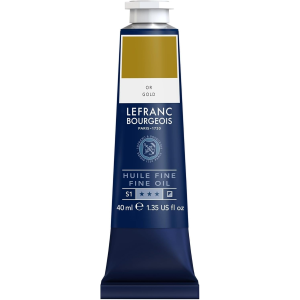 TUBO COLORI A OLIO QUALITA' FINE ORO 40 ML LEFRANC & BOURGEOIS