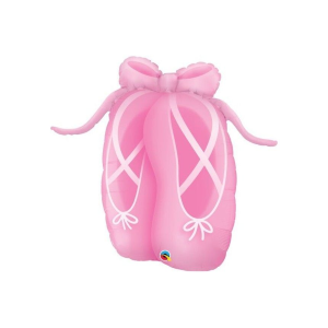 PALLONE MYLAR SCARPETTE ROSA BALLERINA 90 CM.