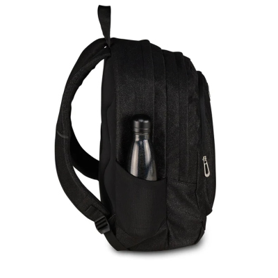 ZAINO TECH SEVEN SHINY JET BLACK COLLEZIONE SCUOLA