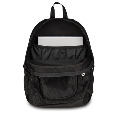ZAINO TECH SEVEN SHINY JET BLACK COLLEZIONE SCUOLA