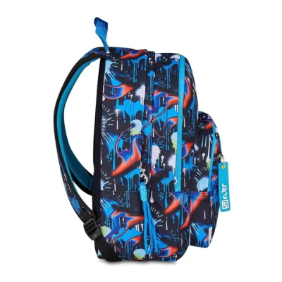 ZAINO DOPPIO SCOMPARTO SJ GANG EVER FLUID GAME BOY