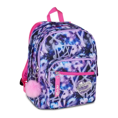 ZAINO DOPPIO SCOMPARTO SJ GANG EVER MULTIVIOLET GIRL