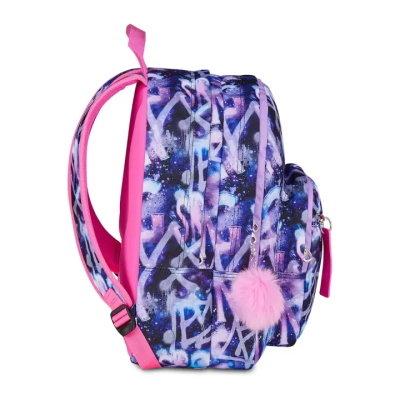 ZAINO DOPPIO SCOMPARTO SJ GANG EVER MULTIVIOLET GIRL