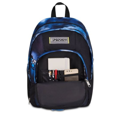 ZAINO SCUOLA DUAL DETACH SEVEN BLU FUSION