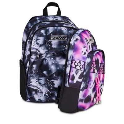 ZAINO SCUOLA DUAL DETACH SEVEN BUZZY NOTE GIRL