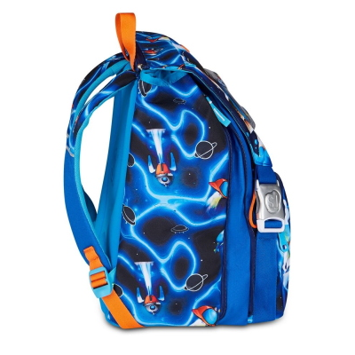 ZAINO SCUOLA SDOPPIABILE BIG SJ GANG SPACE LED BOY