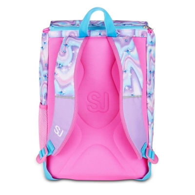 ZAINO SCUOLA SDOPPIABILE BIG SJ GLOW LED UNICORNO GIRL