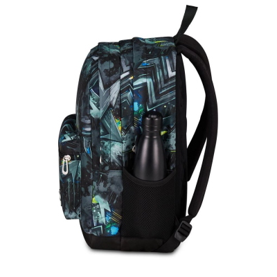ZAINO SCUOLA PRO XXL REVERSIBLE DETACH ABYSS GRS CON EARPHONES WIRELESS