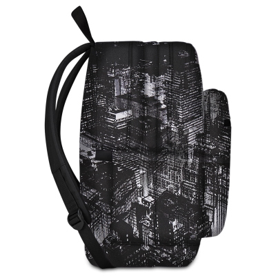 ZAINO SCUOLA INVICTA JELEK FANTASY CITY BLACK