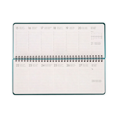 AGENDA DA TAVOLO 12 MONTH DIARY 2027 - DEEP TEAL