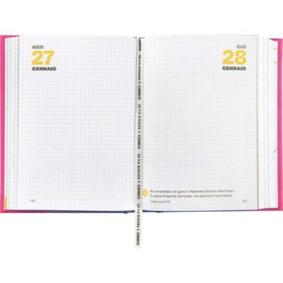 DIARIO AGENDA 16 MESI MINI SPECIAL COMIX SFUMATA  VIOLA