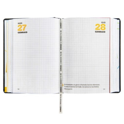 DIARIO AGENDA COMIX 16 MESI MINI CHARCOAL