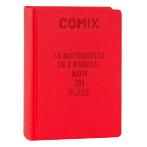 DIARIO AGENDA COMIX 16 MESI MINI RED