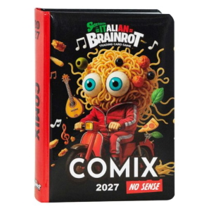 SUPERDIARIO STD 13M COMIX SPAGHETTI CARD BRAINROT  