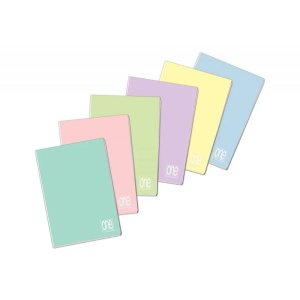 QUADERNO MAXI ONE COLOR PASTEL 100 FG. 24  RIG. 1R