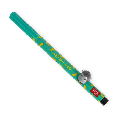 PENNA GEL 0,5 CON GORILLA - LOVELY FRIENDS  LEGAMI