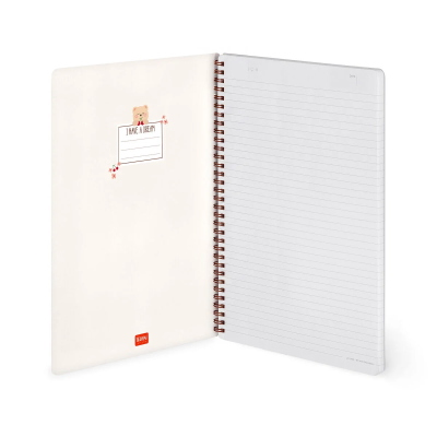 QUADERNO MAXI  CON SPIRALE 1R TEDDY BEAR LEGAMI