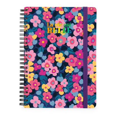 QUADERNO MAXI CON SPIRALE 1R FLOWERS LEGAMI