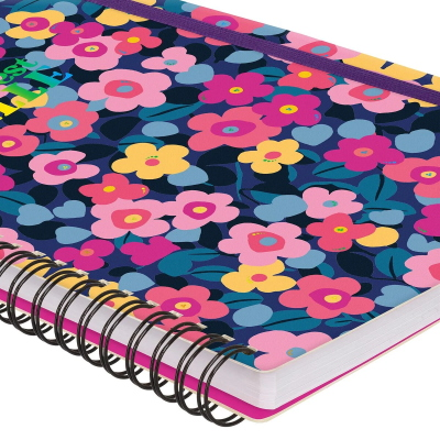 QUADERNO MAXI CON SPIRALE 1R FLOWERS LEGAMI
