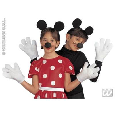 ORECCHIE GUANTINI E NASO TOPINO BIMBI