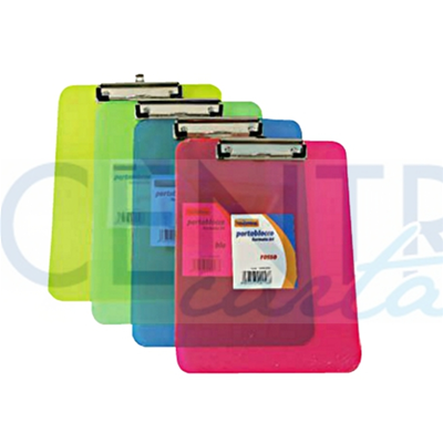 PORTABLOCCO CON BASE RIGIDA FORMATO A4 VERDE