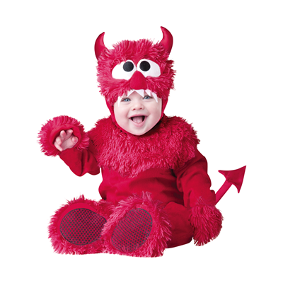 COSTUME INCHARACTER LIL DEVIL TOP QUALITY DELUXE 0/6 MESI
