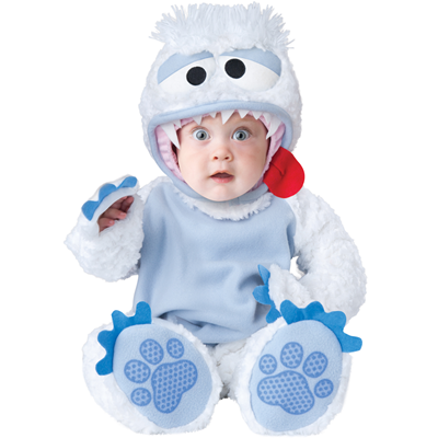COSTUME INCHARACTER ABOMINABLE SNOWBABY TOP QUALITY DELUXE 6/12 MESI