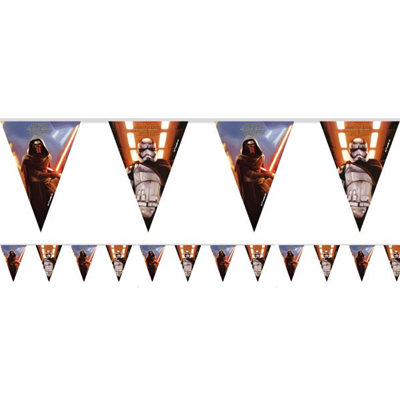 FESTONE BANDIERINA STAR WARS GUERRE STELLARI COMPLEANNO FESTE E PARTY