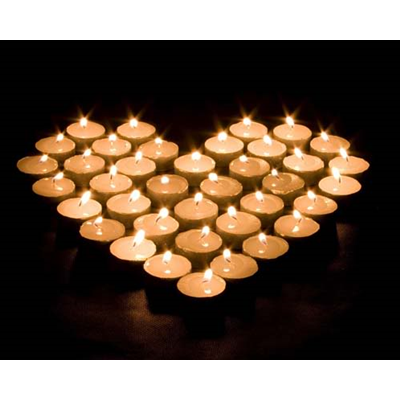 CANDELE TEA LIGHT BIANCHE MM. 38X12 - CF.100 PZ. MADE IN ITALY 