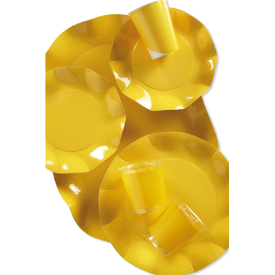 TOVAGLIOLI GIALLO 33X33 CM. CONF.20 PEZZI EXTRA FESTE E PARTY