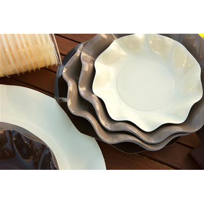 TOVAGLIA IN TNT TAUPE TORTORA MONOCOLORE CM.140X240 EXTRA FESTE E PARTY