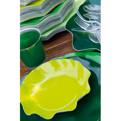 TOVAGLIOLI VERDE PRATO 33X33 CM. CONF.20 PEZZI EXTRA FESTE E PARTY