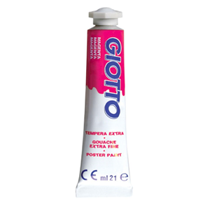 TUBO TEMPERA GIOTTO 21 ML. MAGENTA FILA   