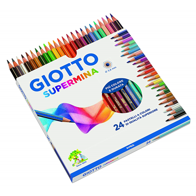 PASTELLI SUPERMINA GIOTTO CF. 24 PZ. FILA