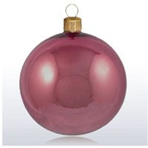 SFERA IN VETRO NATALE ROSA VELVELT 15 CM. KAEMINGK DECORIS