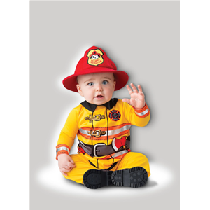 COSTUME INCHARACTER FEARLESS FIREFIGHTER TOP QUALITY 6/12 MESI